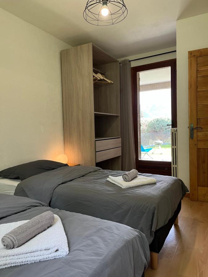 Appartement Rez De Jardin, 2 Chambres/ 4 Personnes, Garage. Briançon Exteriör bild